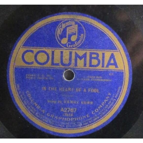 Columbia Graphophone Company 1919 Henry Burr Pop Tenor Solos 78 RPM Record - Picture 4 of 5